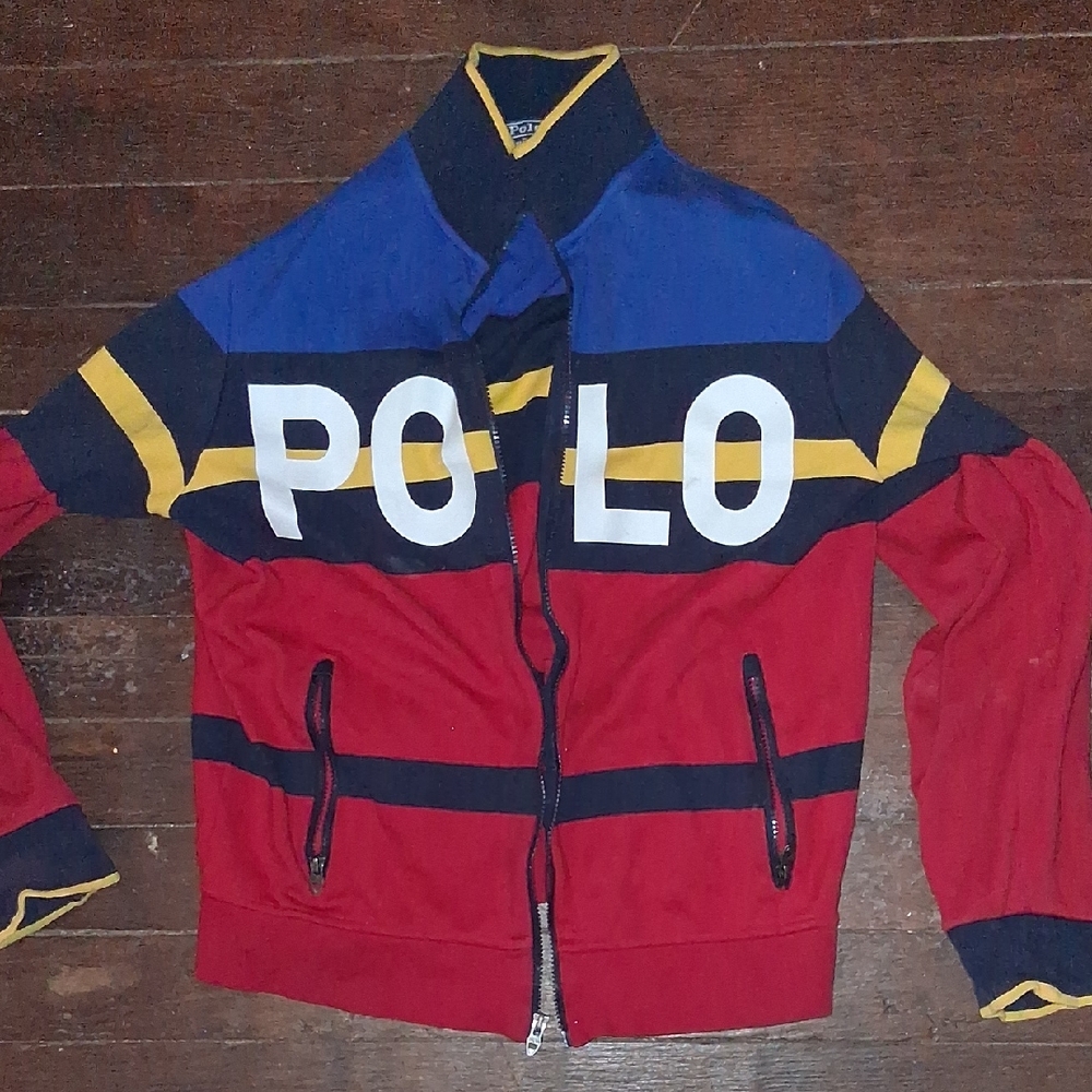 Polo by Ralph Lauren Hi tech Blue Red and Yellow Jacket
